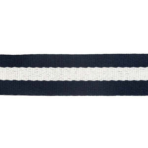 Upholstery Trimmings Hitched Webbing: IVAN Poly Hitched Webbing Navy