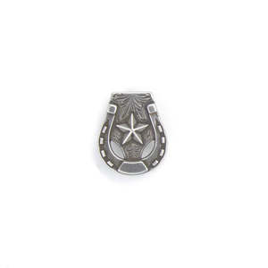 Leathercraft Hardware Conchos: IVAN Horseshoe Star Concho