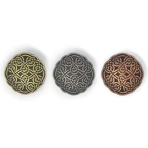 Leathercraft Hardware Conchos: IVAN Dara Knot Concho