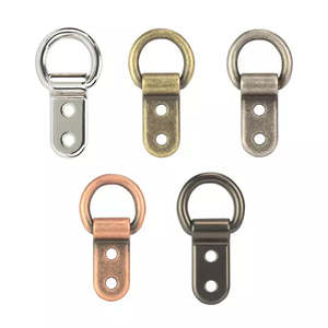 Leathercraft Hardware D Rings: IVAN D Clip Ring