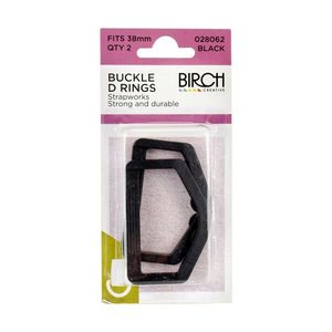Leathercraft Hardware D Rings: BIRCH Buckle D Ring