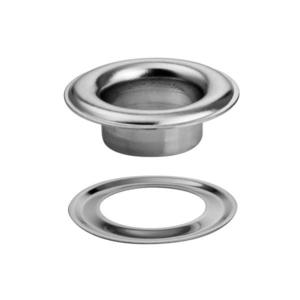 Leathercraft Hardware Eyelets Grommets: IVAN Solid Brass Grommet Nickel