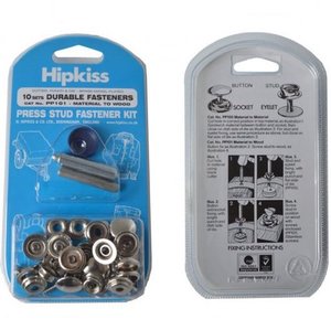 HIPKISS Press Studs Fabric to Wood