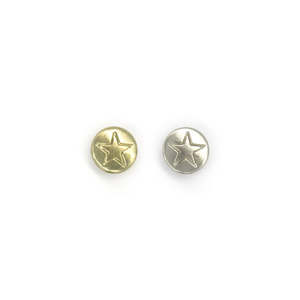 Leathercraft Hardware Rivets: IVAN Star Double Cap Rivets