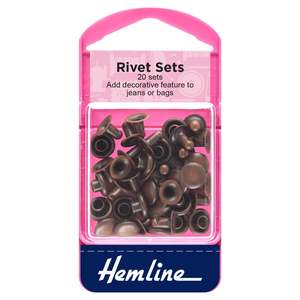 Leathercraft Hardware Rivets: HEMLINE Jeans Rivets