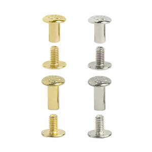 Leathercraft Hardware Screw Posts: IVAN Decorative Screw Posts