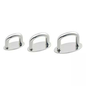 IVAN Strap Loops with Plates Nickel Plate