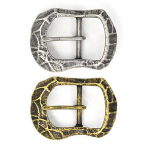 Leathercraft Buckles Belt Buckles: IVAN Warden Center Bar Buckle