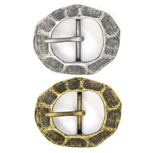 Leathercraft Buckles Belt Buckles: IVAN Ashforge Center Bar Buckle