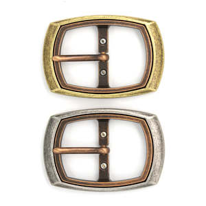 IVAN Two Tone Legend Center Bar Buckle