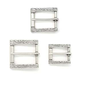 Leathercraft Buckles Belt Buckles: IVAN Laramie End Bar Roller Buckle