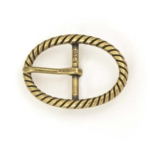 Leathercraft Buckles Belt Buckles: Ivan Spiral Center Bar Buckle