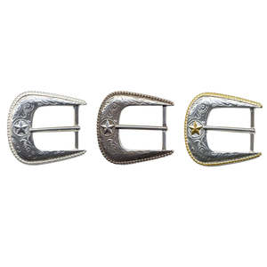 Leathercraft Buckles Belt Buckles: IVAN Ranger Star Buckle