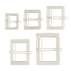 Leathercraft Buckles Strap Buckles: IVAN Otto Strap End Bar Roller Buckle