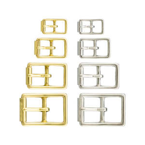 Leathercraft Buckles Strap Buckles: IVAN Solid Brass Center Bar Roller Buckles