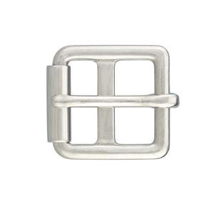 Leathercraft Buckles Strap Buckles: IVAN Stainless End Bar Roller Buckle
