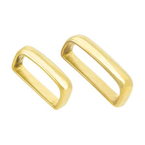 Leathercraft Buckles Buckle Loops: IVAN Solid Brass Keeper