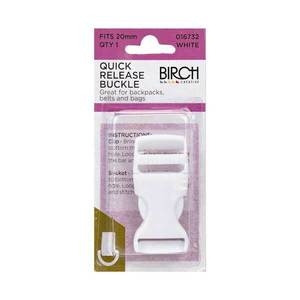 BIRCH Quick Release Buckle White