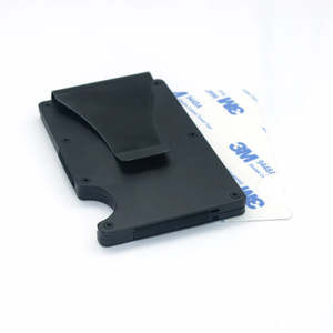 Leathercraft Components Inserts: IVAN RFID Blocking Card Protector / Money Clip