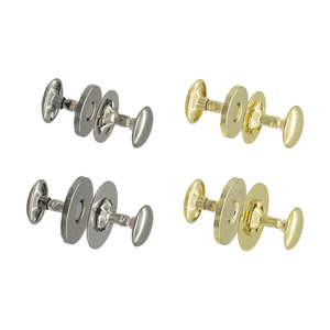 Leathercraft Components Locks Clasps: IVAN Magnetic Snap Rivet Back