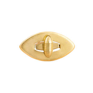 Leathercraft Components Locks Clasps: IVAN Marquise Turn Lock Clasp