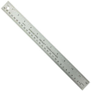 IVAN Cork Backed Ruler