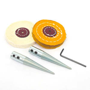 CRAFTPLUS Bench Burnisher Buffing Wheels