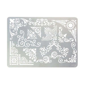 Leathercraft Tools Templates Stencils: IVAN Stencil Corners