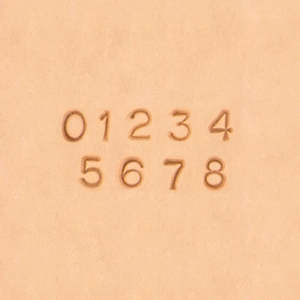 Leathercraft Stamping Carving Carving: IVAN Number Stamp Set