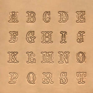 IVAN Script Alphabet Stamp Set