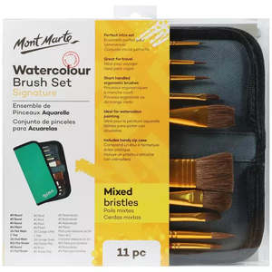 Upcycling Tools Artist Brushes: MONT MARTE Watercolour Brush Set