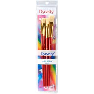 DYNASTY Artist Brushes Bristle Flat