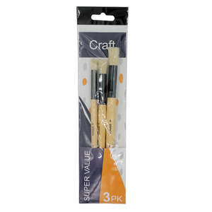 CRAFT Stencil Brushes Assorted