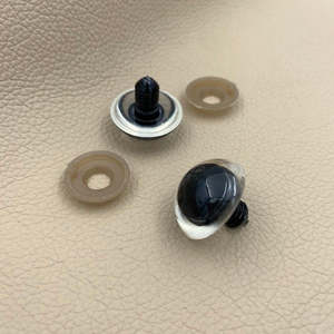 Upcycling Hobbies Toy Making: SULLIVANS Plastic Eyes Clear BLACK