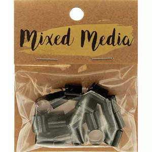 MIXED MEDIA Metal Tube Black