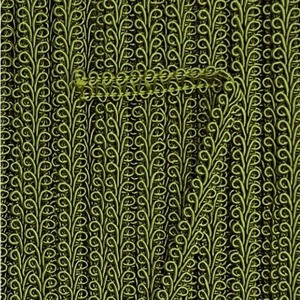 Upholstery Trimmings Gimp Braid: GIMP BRAID French 10mm Moss