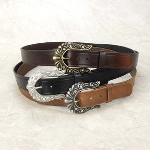 IVAN Western Crystal End Bar Buckle