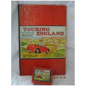 Touring England MAP Game Circa 1950