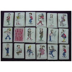 Products: Victorian Children's SNAP Playing Cards