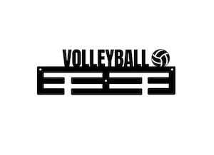 Products: Volleyball Medal Hanger My Medals NZ