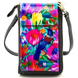 NZ Artwork Cell Phone Bag - Tui Irina