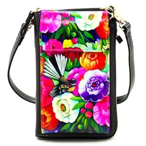 NZ Artwork Cell Phone Bag - Fantail Irina