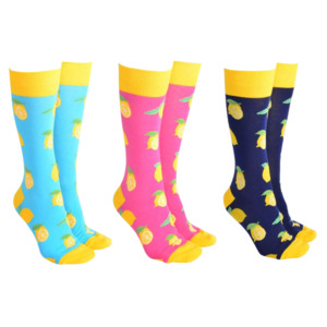 Fashion And Accessories: Sock Society - Lemon Squeeze