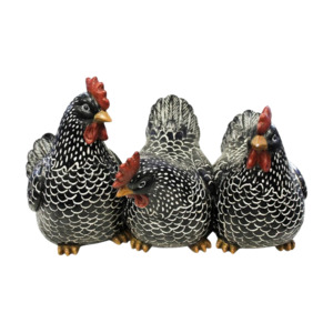 Gifts For Mum: Three Black Chicken Friends