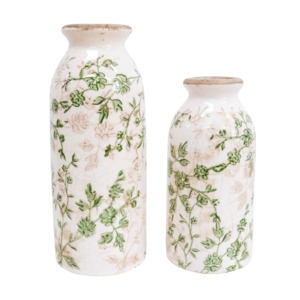 Gifts For Mum: Bud Vase Set of Two - Evergreen