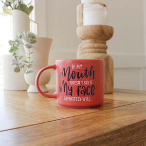 Gifts For Mum: Cheeky Mug - Face