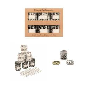 EB - Set of Six Herb & Spice Tins