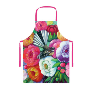 Kitchen: NZ Artwork Apron - Fantail Irina