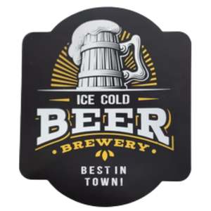 Ice Cold Beer Plaque