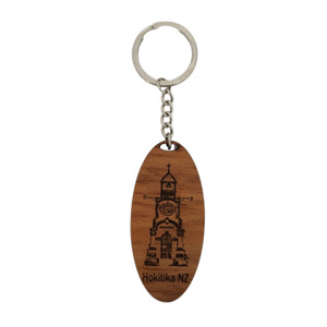 New Zealand Made Kiwiana: Rimu Hokitika Keyring